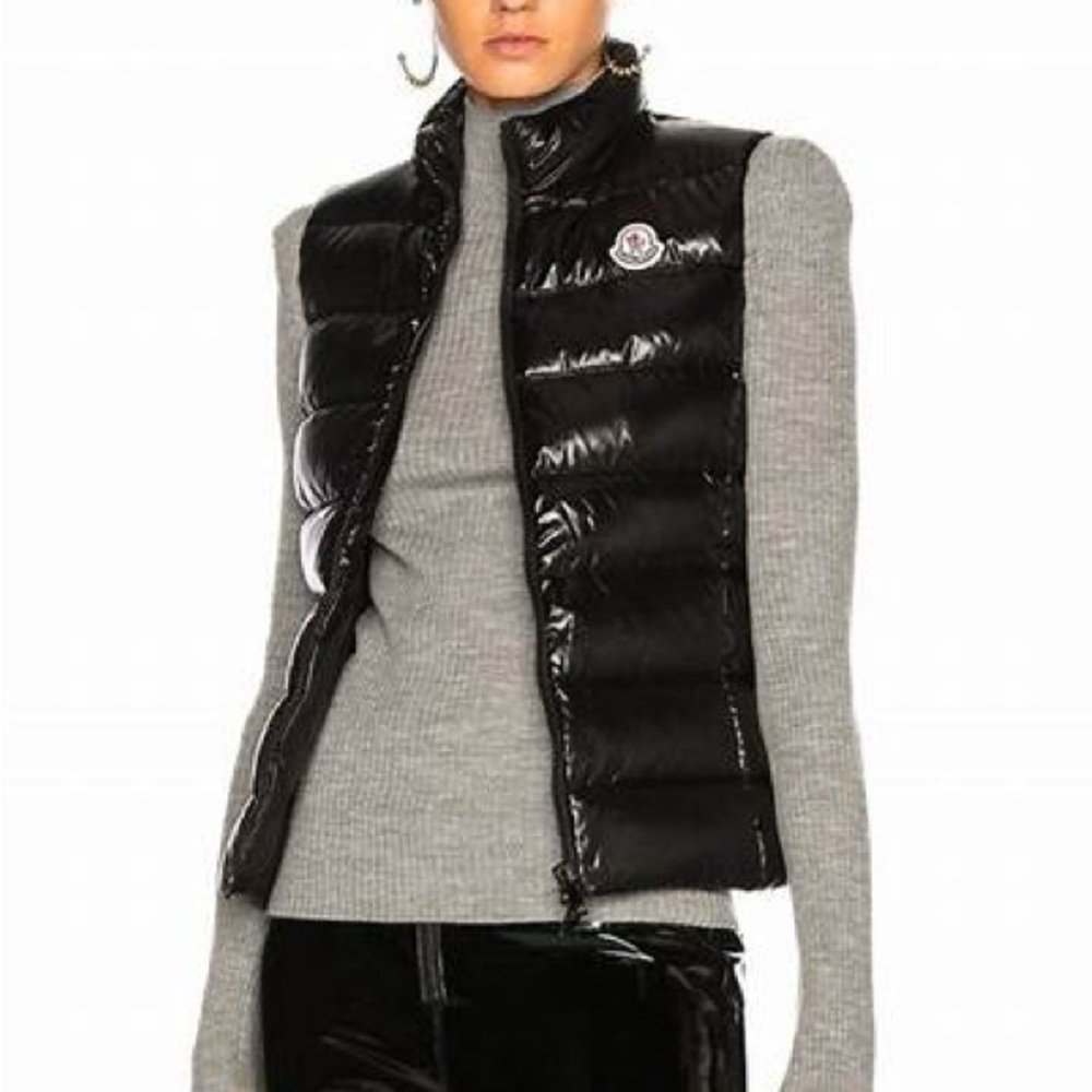 Moncler Black Puffer Vest